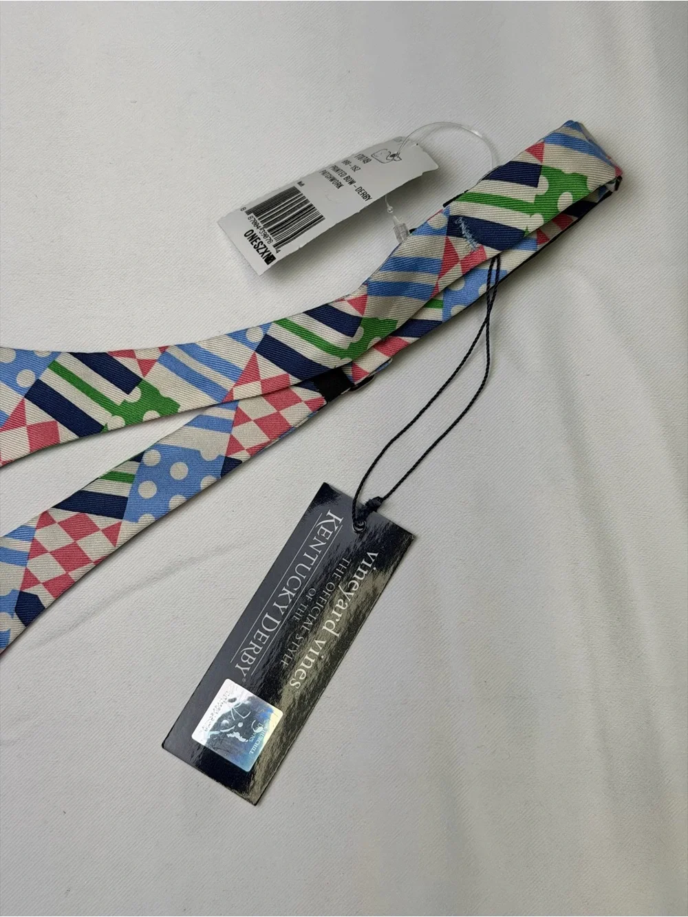 Vineyard Vines Multicolor Patterned Kentucky Derby Styled Bow Tie